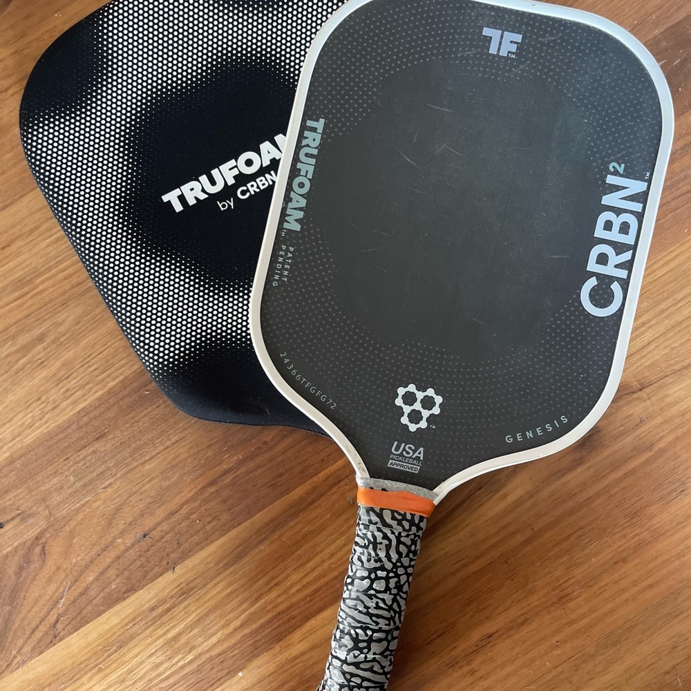 SOLD - CRBN 2 TruFoam Genesis (Square) Pickleball Paddle with Cover